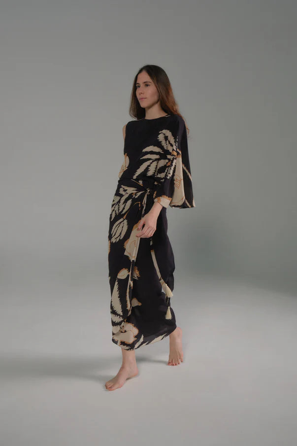 Gonzalez Crepe Chine Blouse