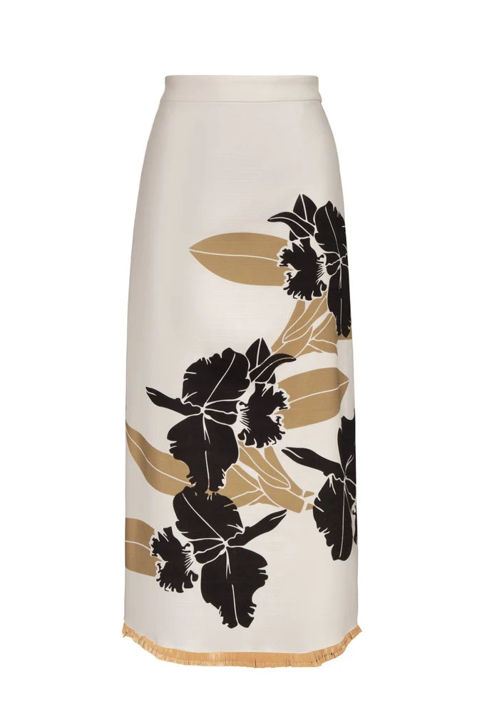 El Carmen Cotton Midi Skirt