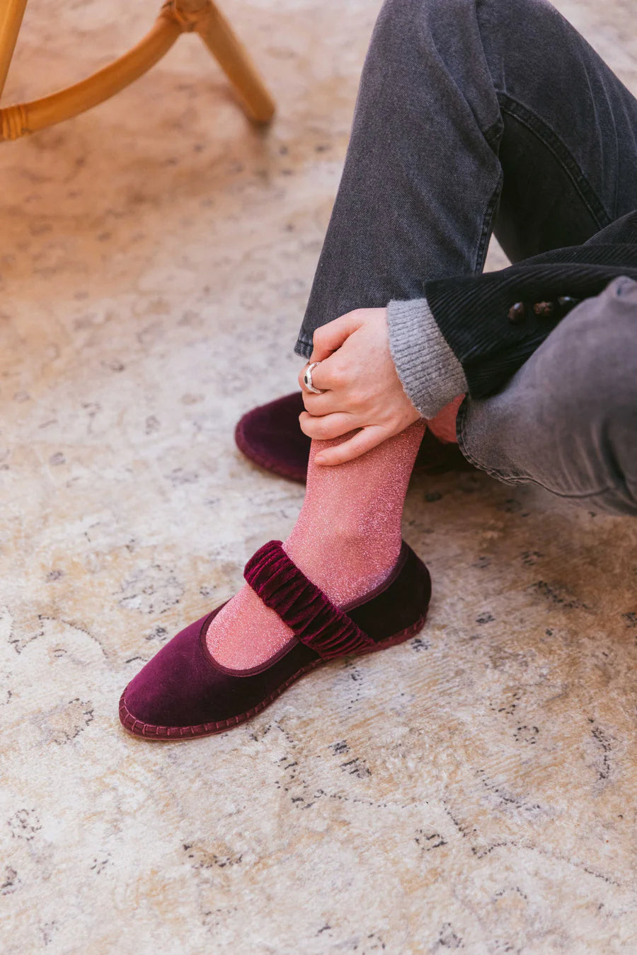 Mafalda Wine Espadrilles