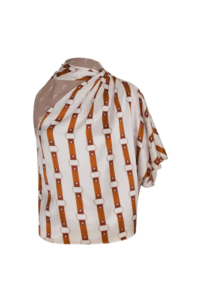 Chiminango Satin Silk BlouSilk