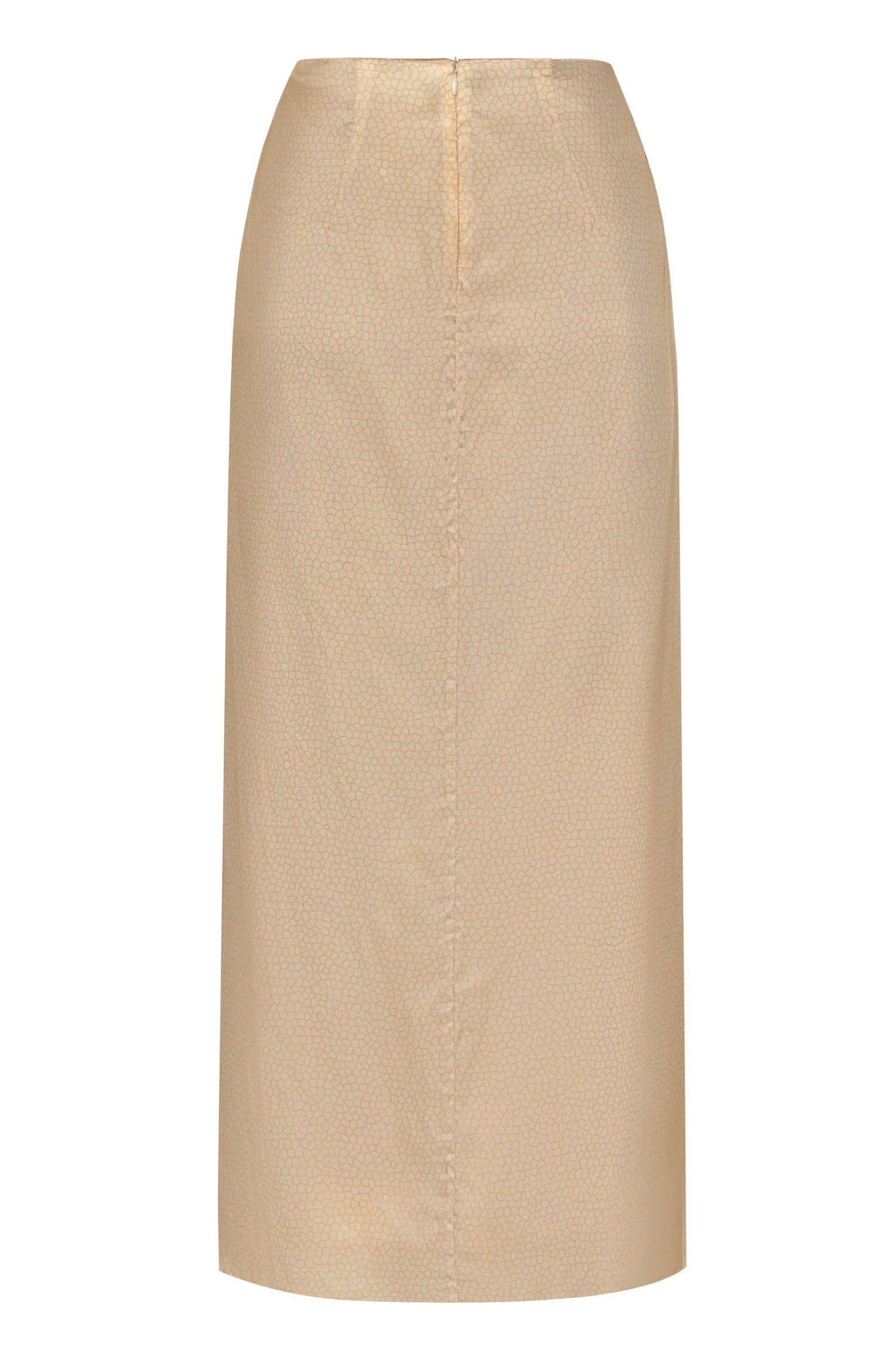Amame Satin Silk Midi Skirt