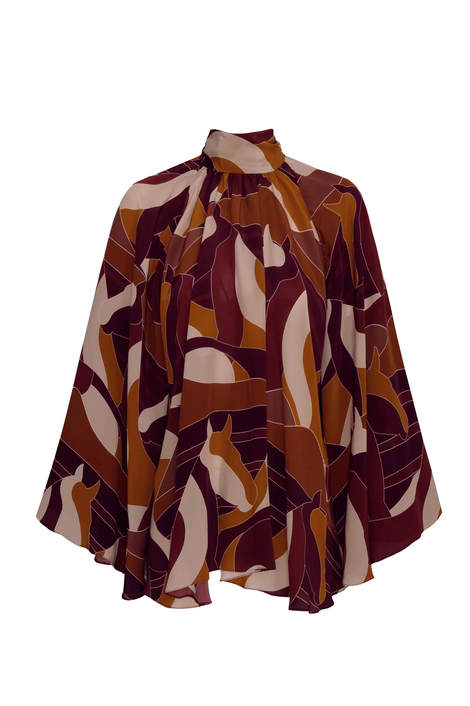Boho Crepe Chine Blouse