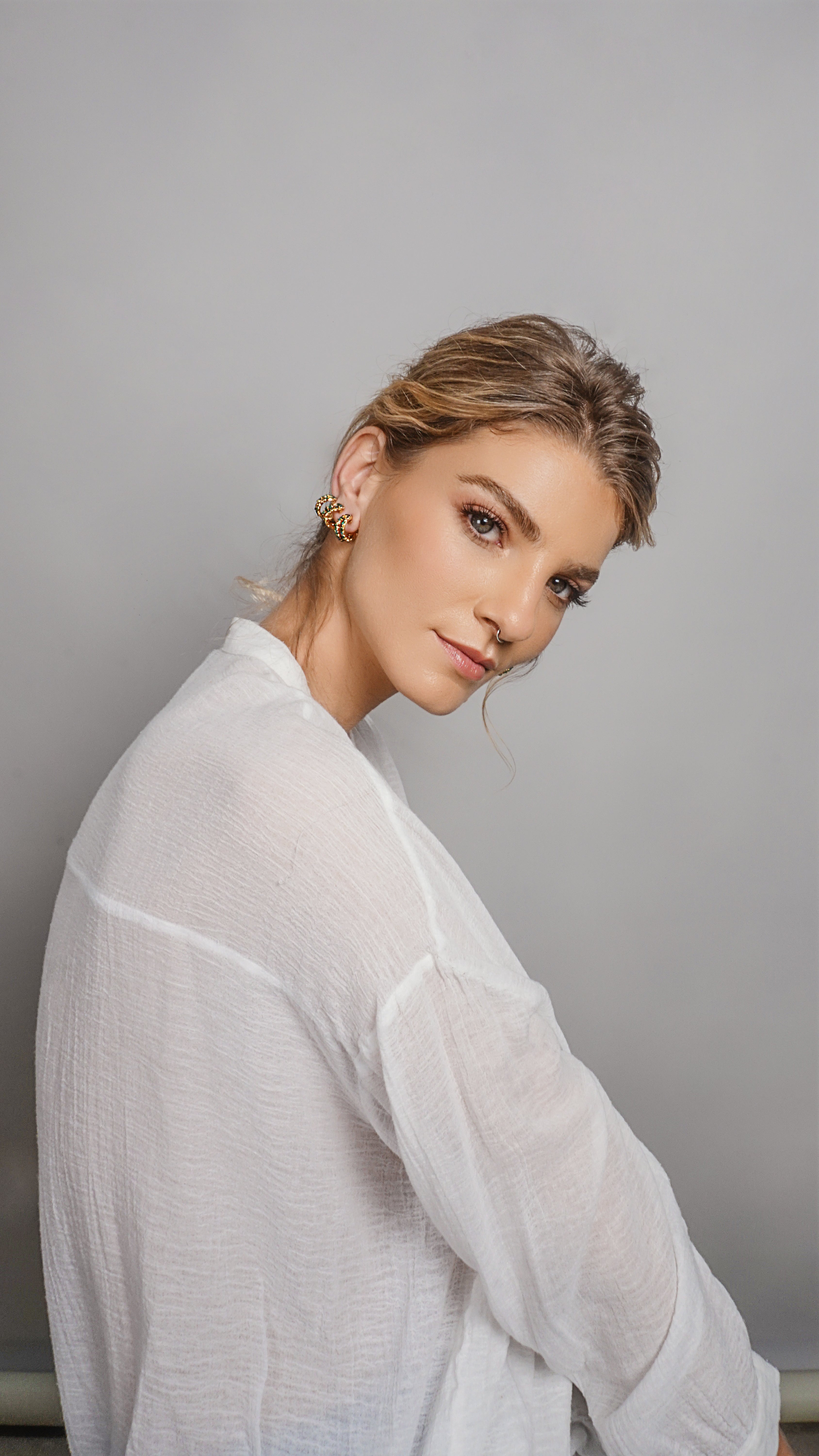 Mini Squared Hoop Earrings