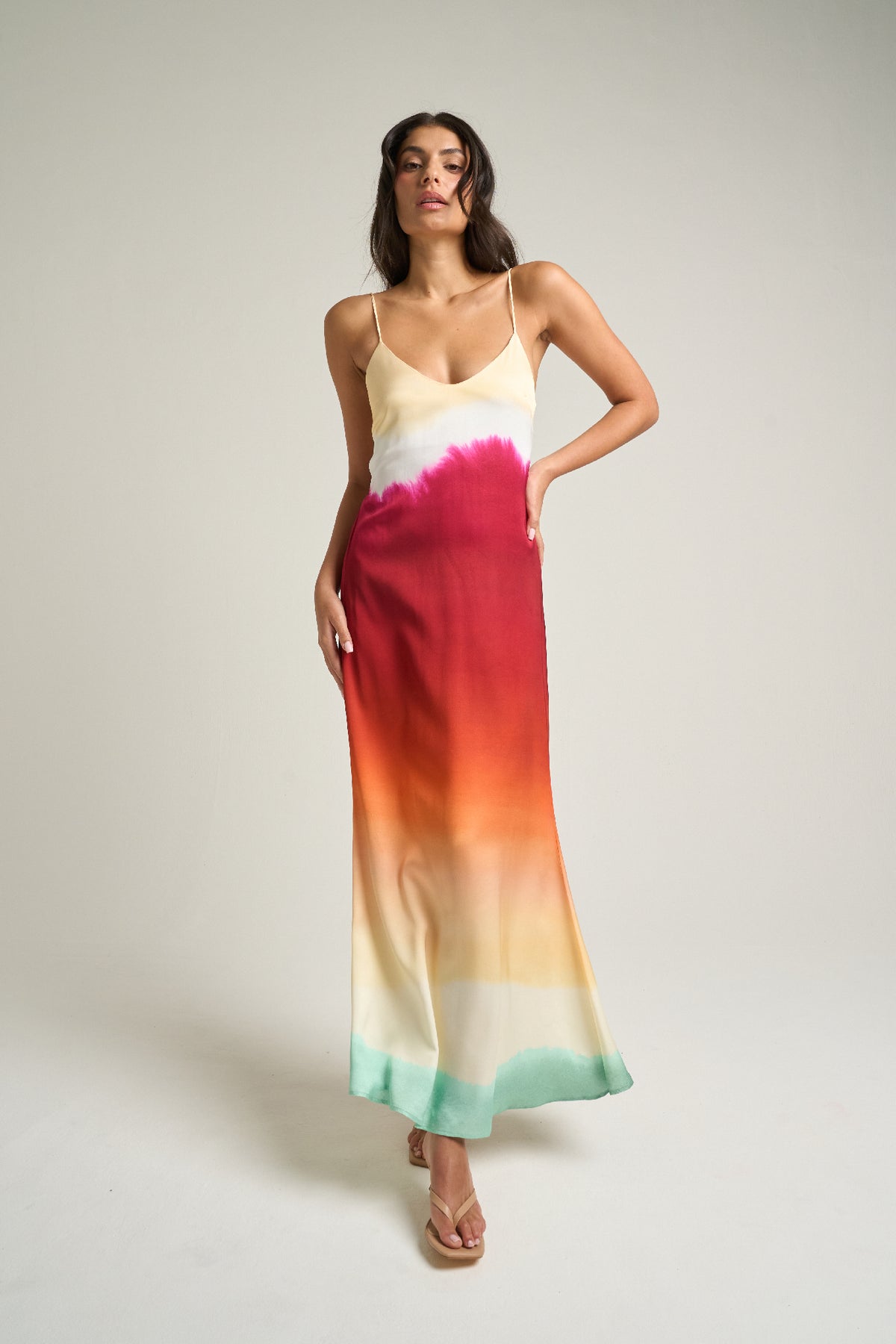 Long Tie Back Dress