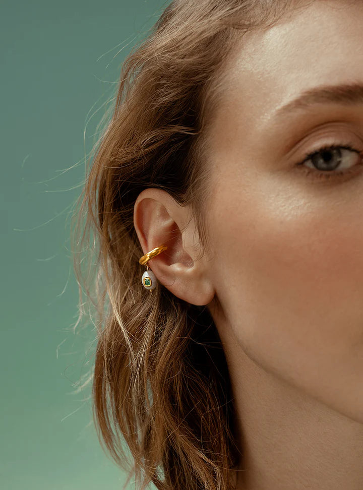 Darya Ear cuff with Pearl