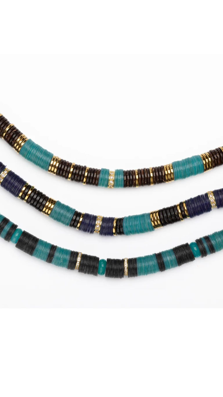 Jaipur Cyan Blue Brown Coco