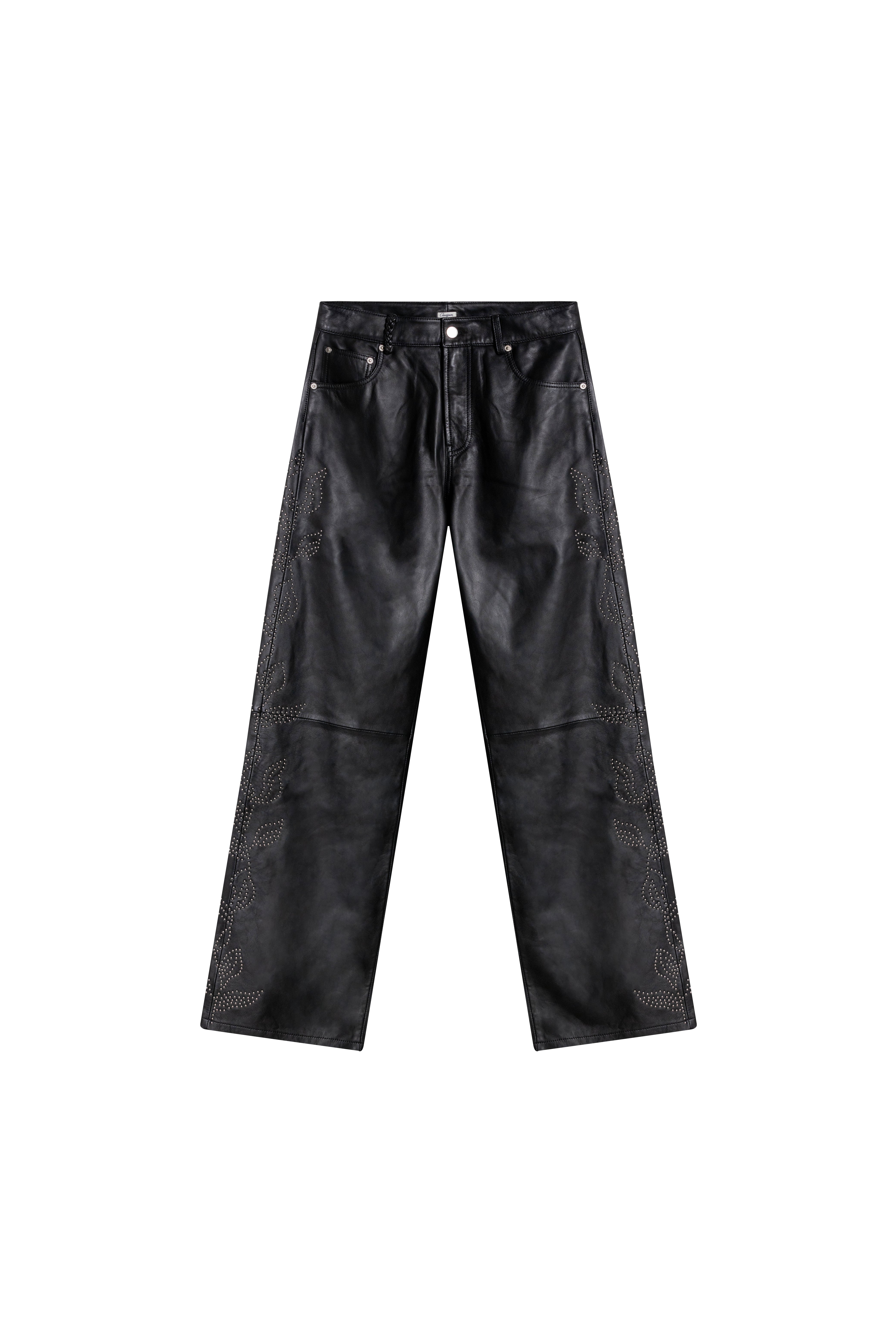 Pant With Flower Studs