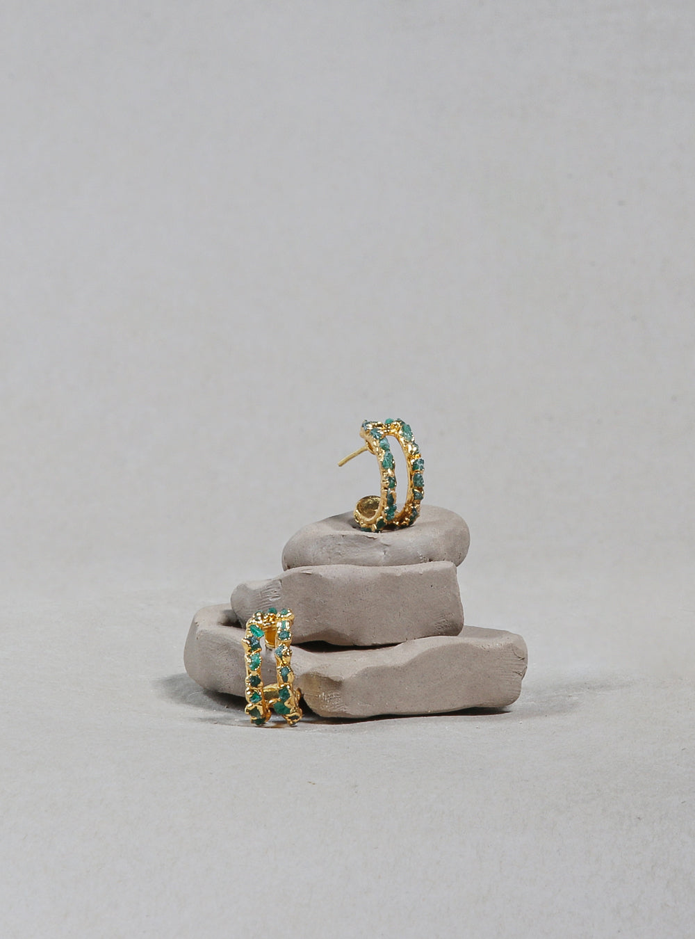 Mini Squared Hoop Earrings