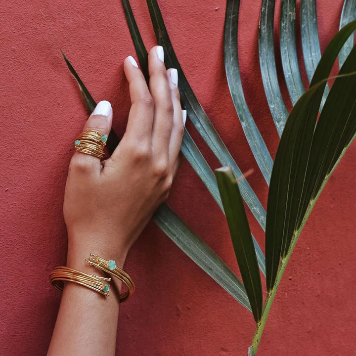 Pulsera Geo Esmeralda Bracelet