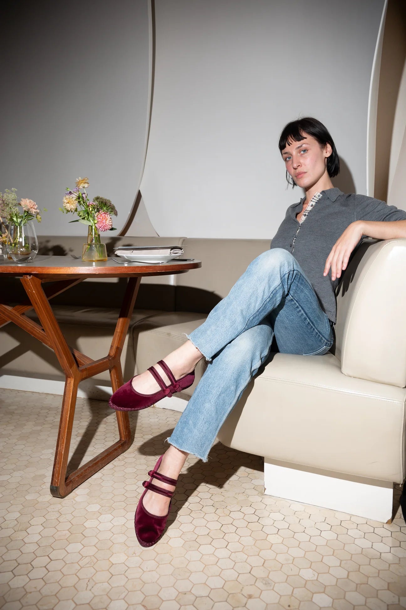 Antoine Burgundy Espadrilles