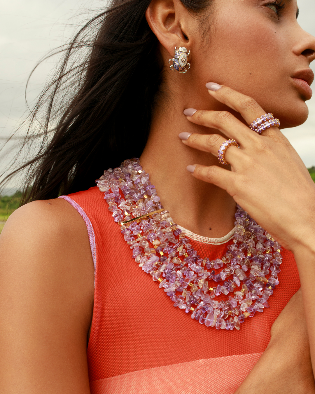 Delirio Anka Stud With Ear Cuff