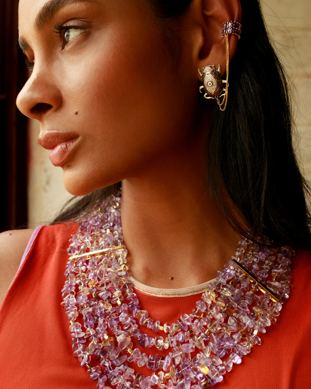 Delirio Anka Stud With Ear Cuff
