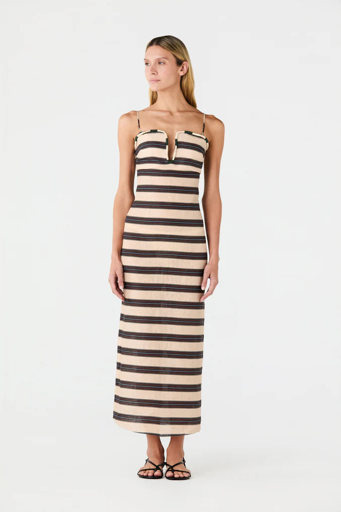 Antonia Linen Midi Dress