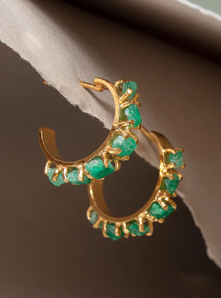 Tennis Hoop Earrings