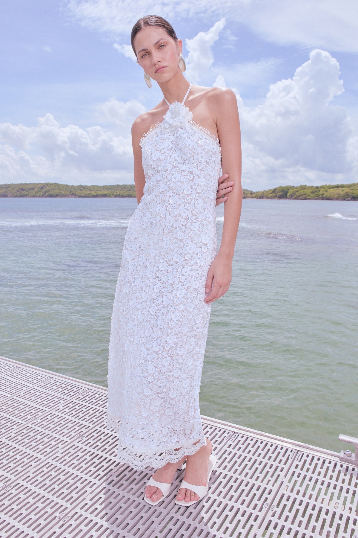luna maxi dress Beso de Luna Maxi Dress XS / White