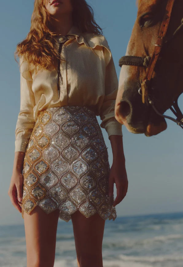 Andalucia Satin Silk Shirt