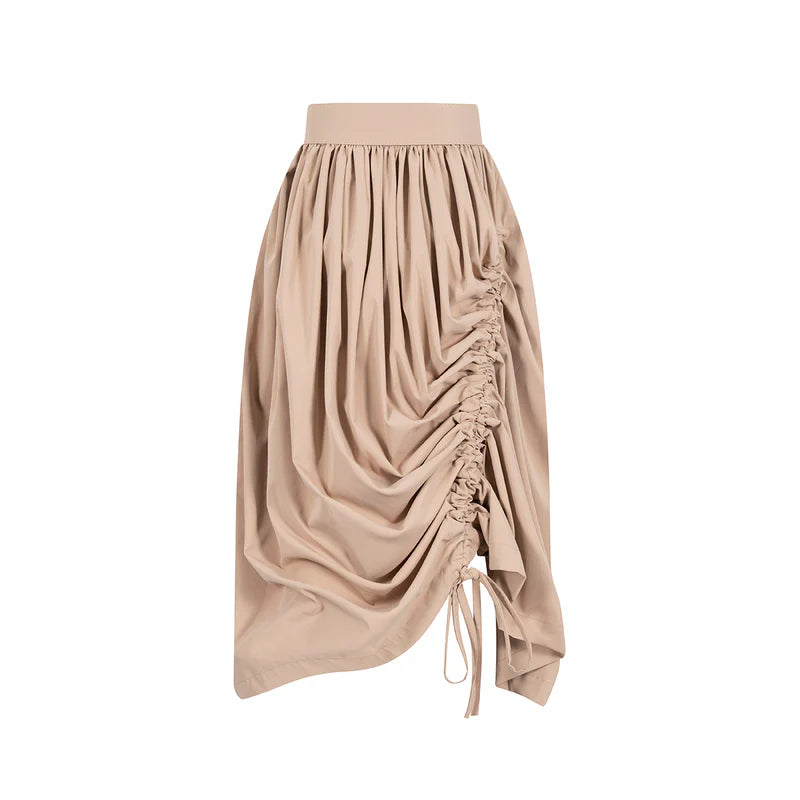 Drill Asymmetrical Skirt