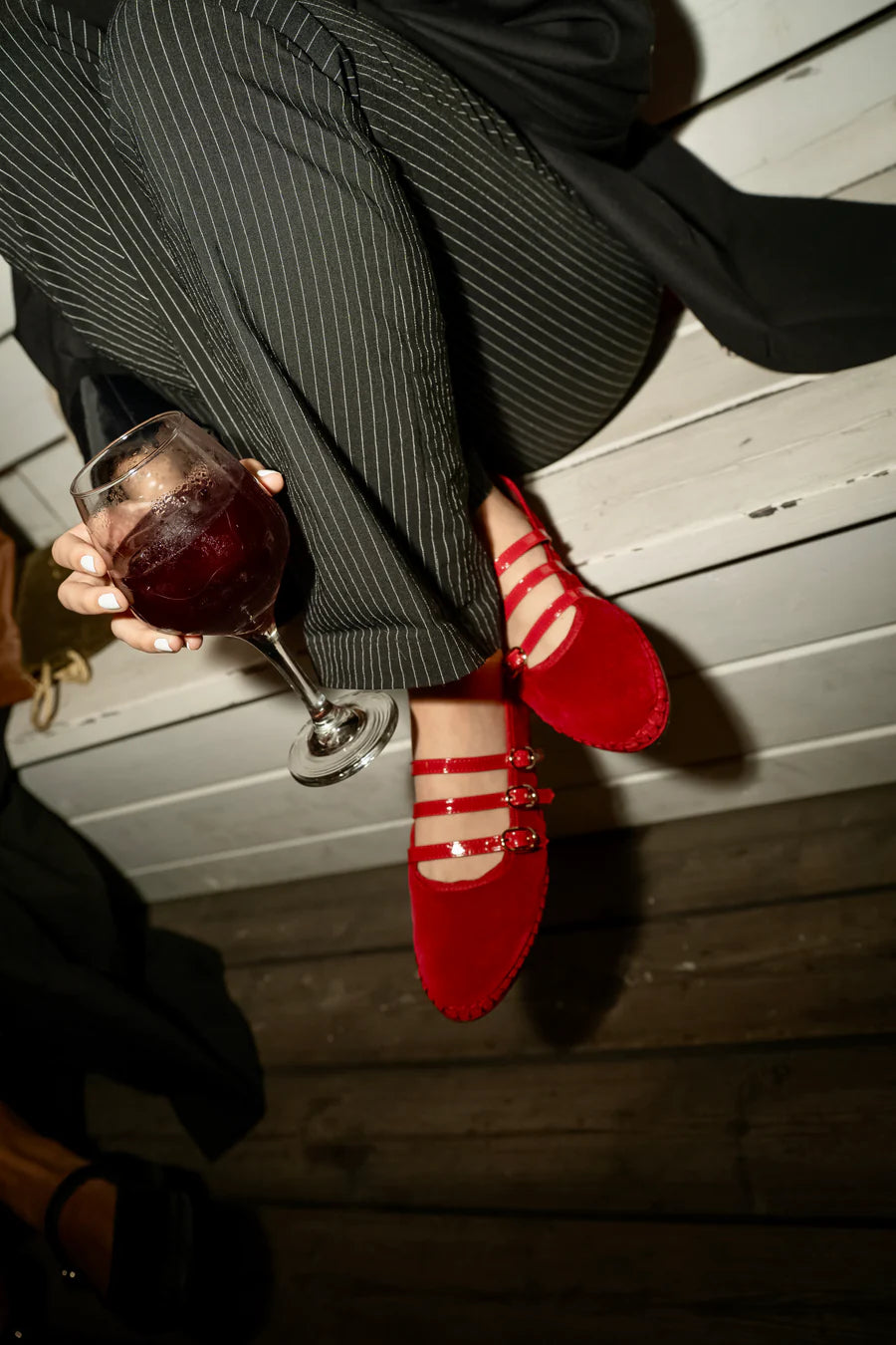 Mina Red Espadrilles