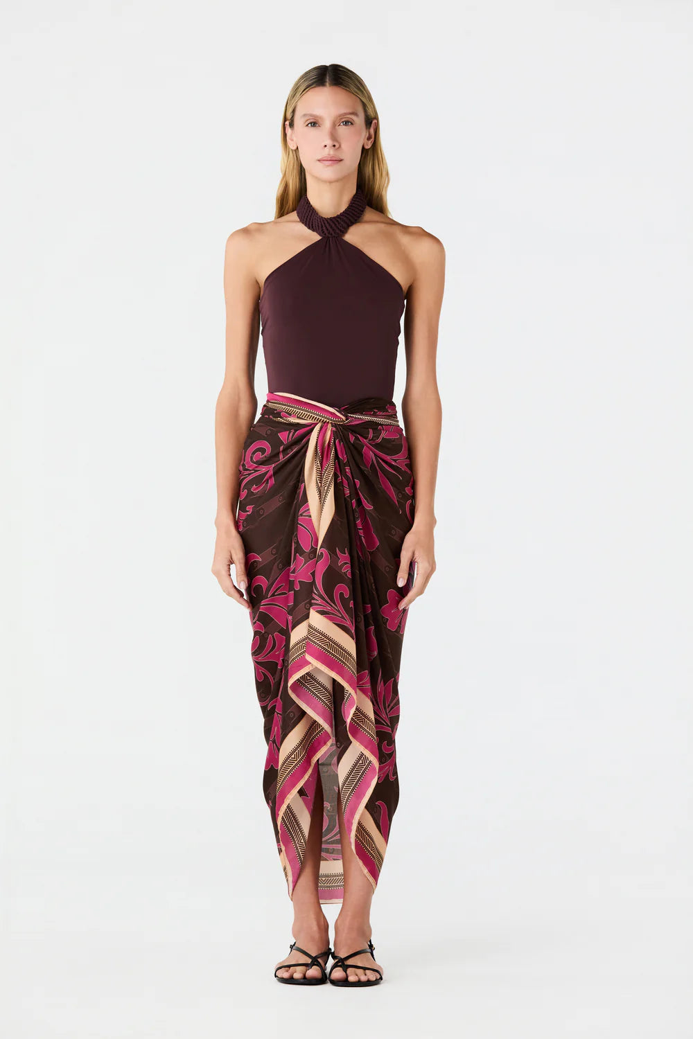 De La Falaise Cotton Silk Sarong