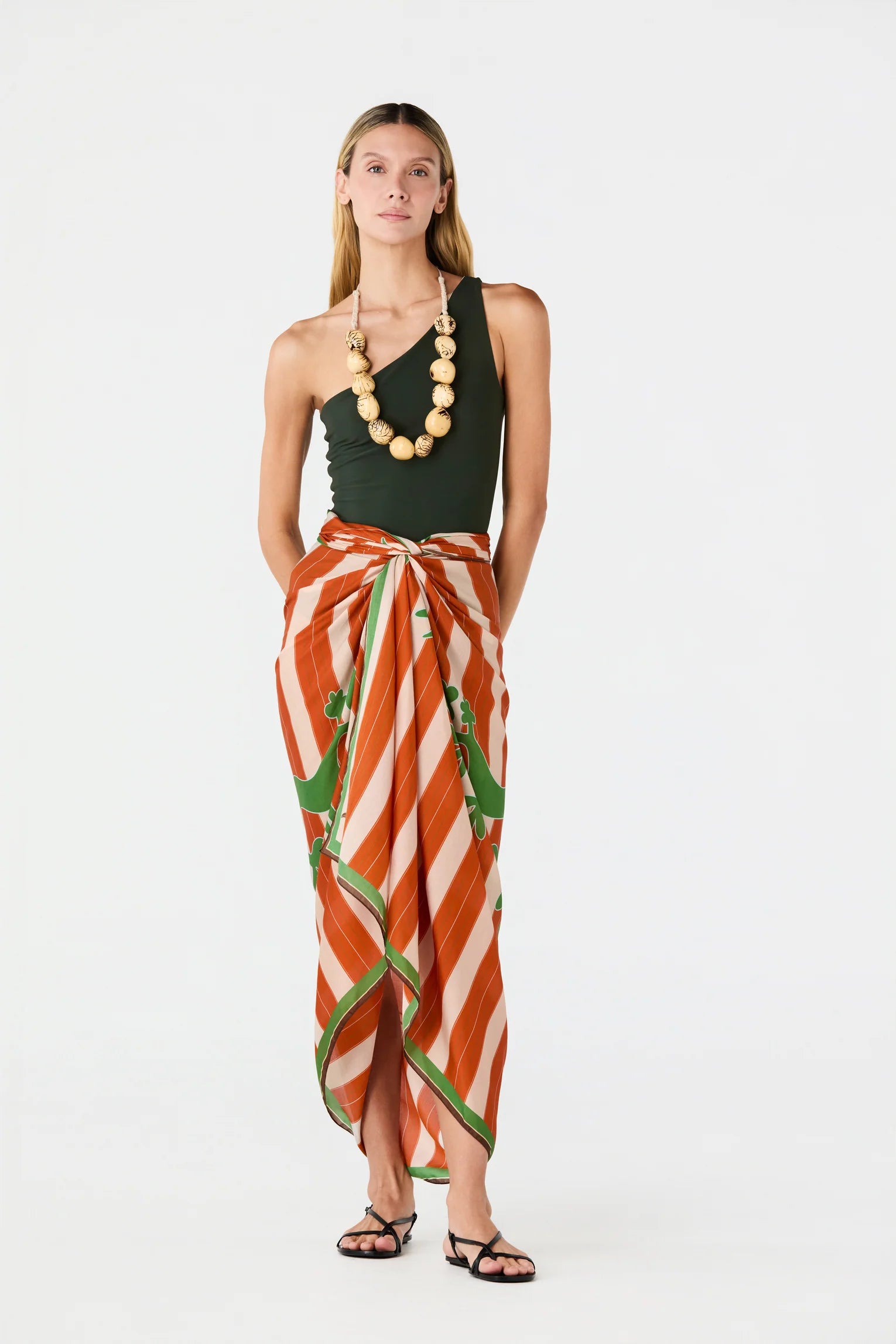 De La Falaise Cotton Silk Sarong