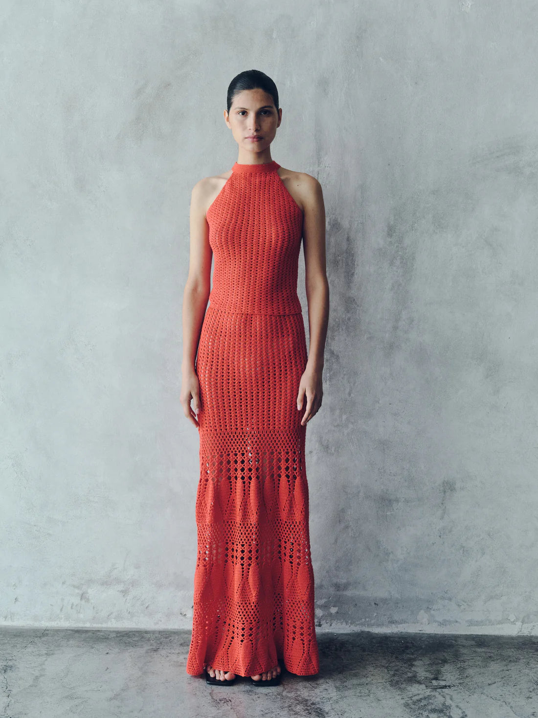 Reflejo Crochet Maxi Skirt