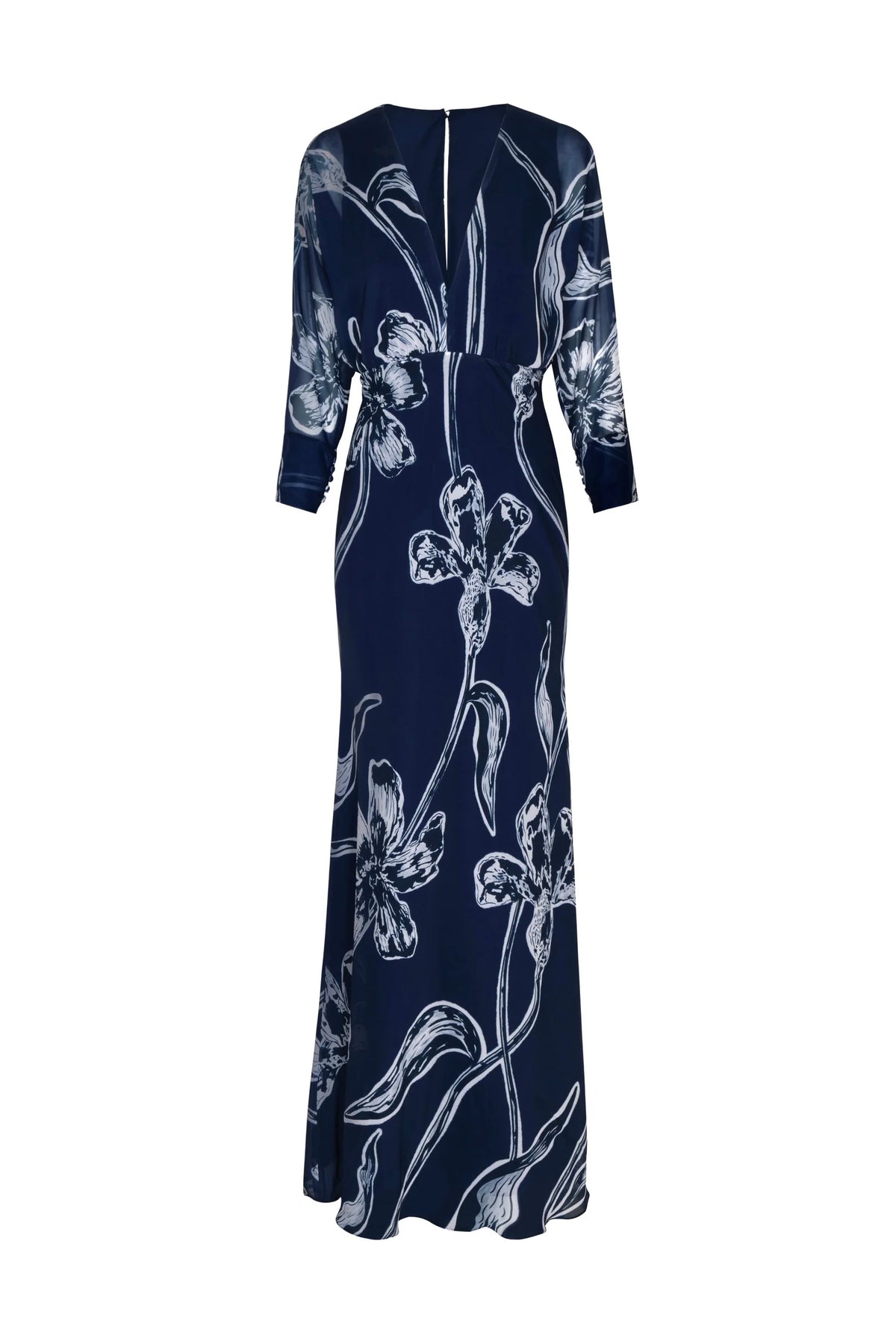 Gestos Maxi Dress Azul