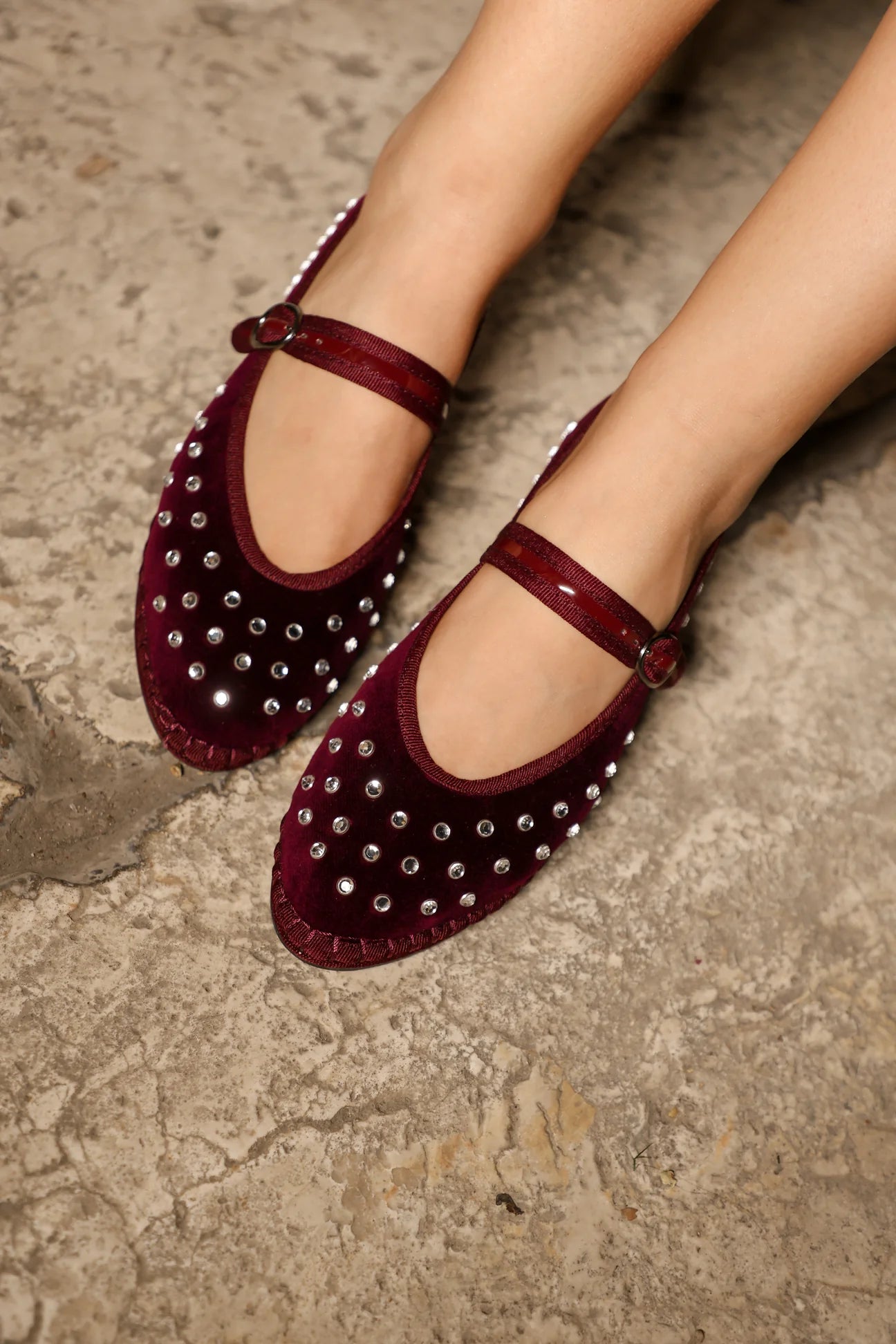 Mae Burgundy Espadrilles