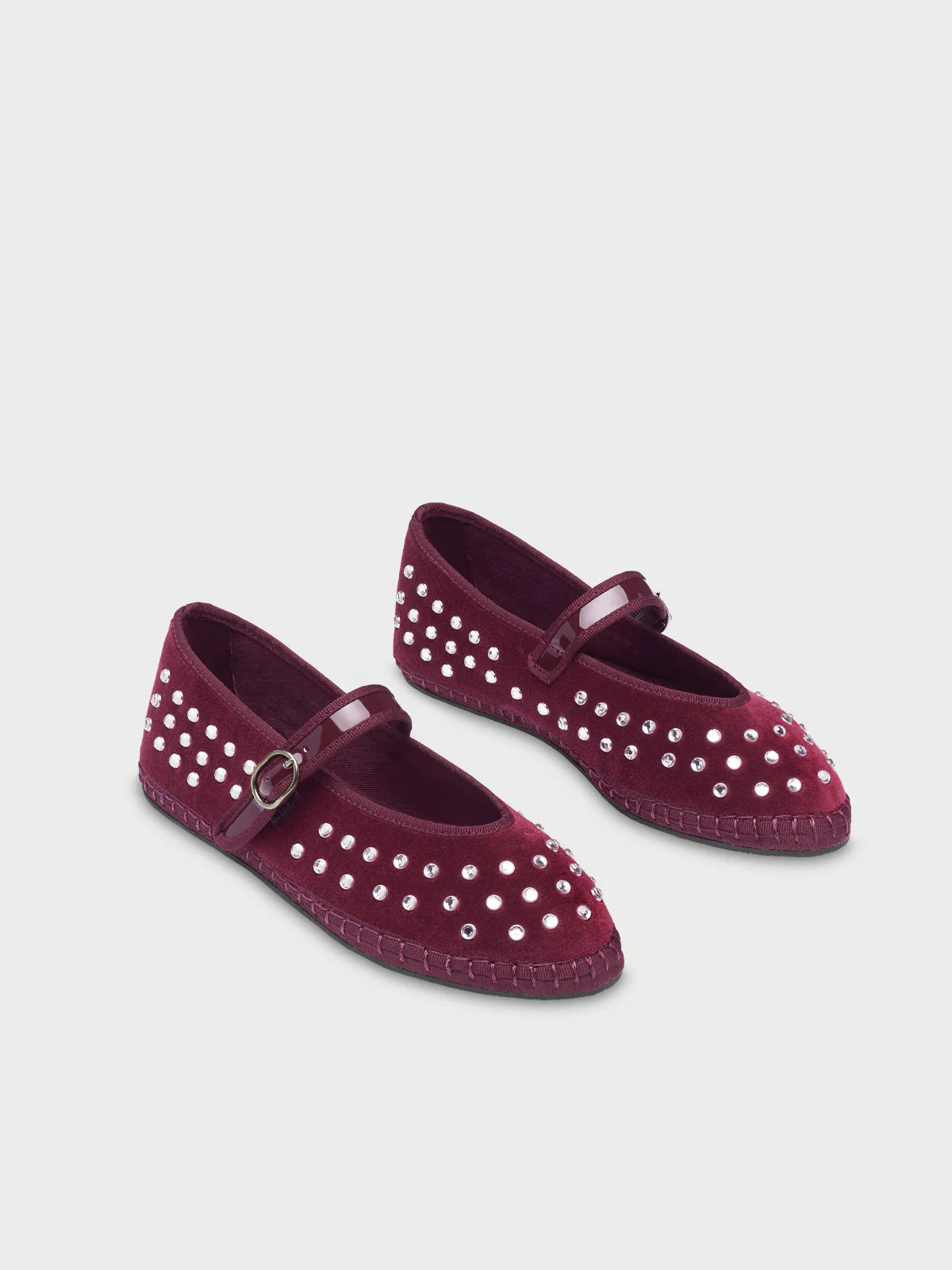 Mae Burgundy Espadrilles