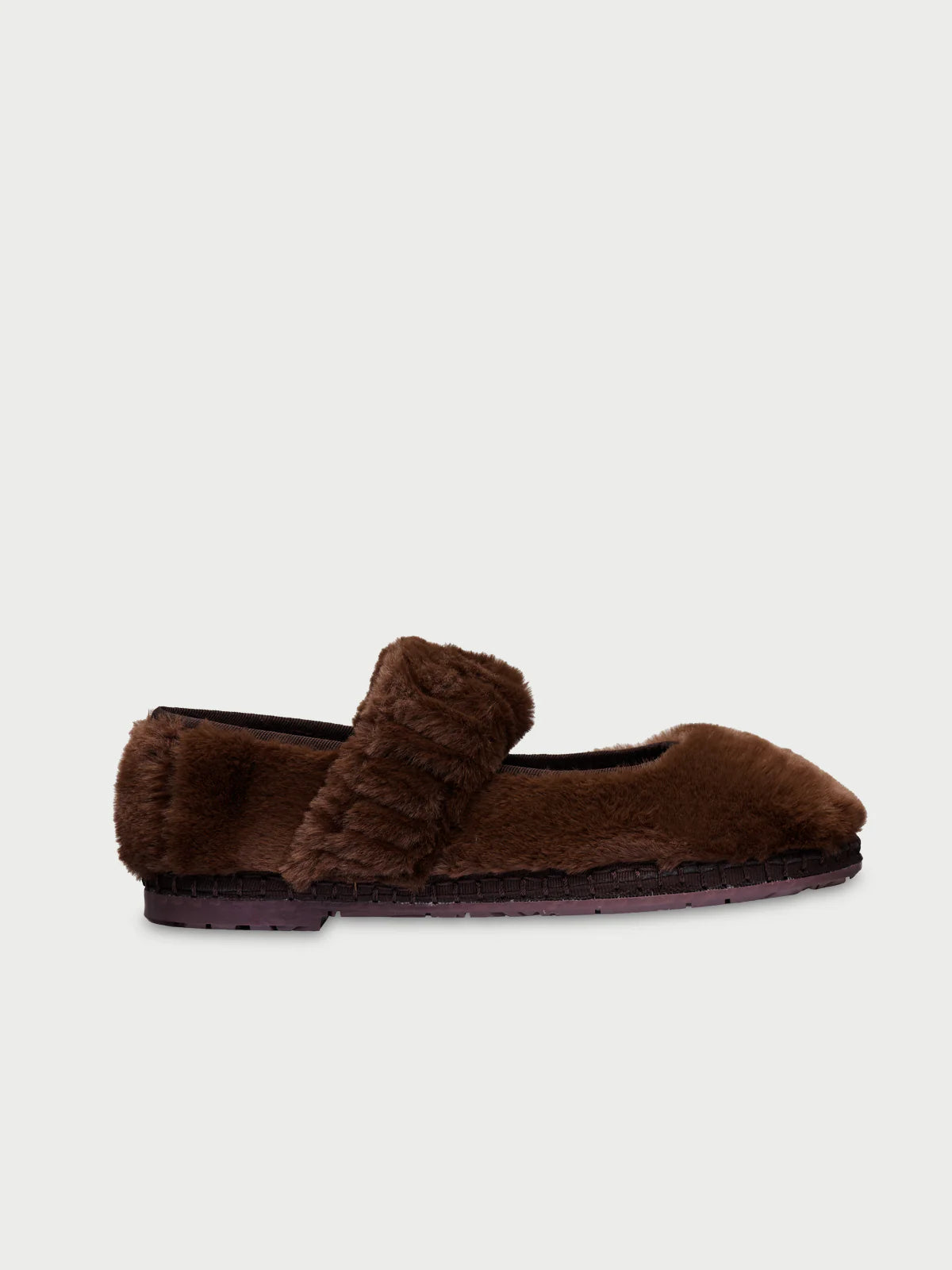 Mafalda Fur Brown Espadrilles
