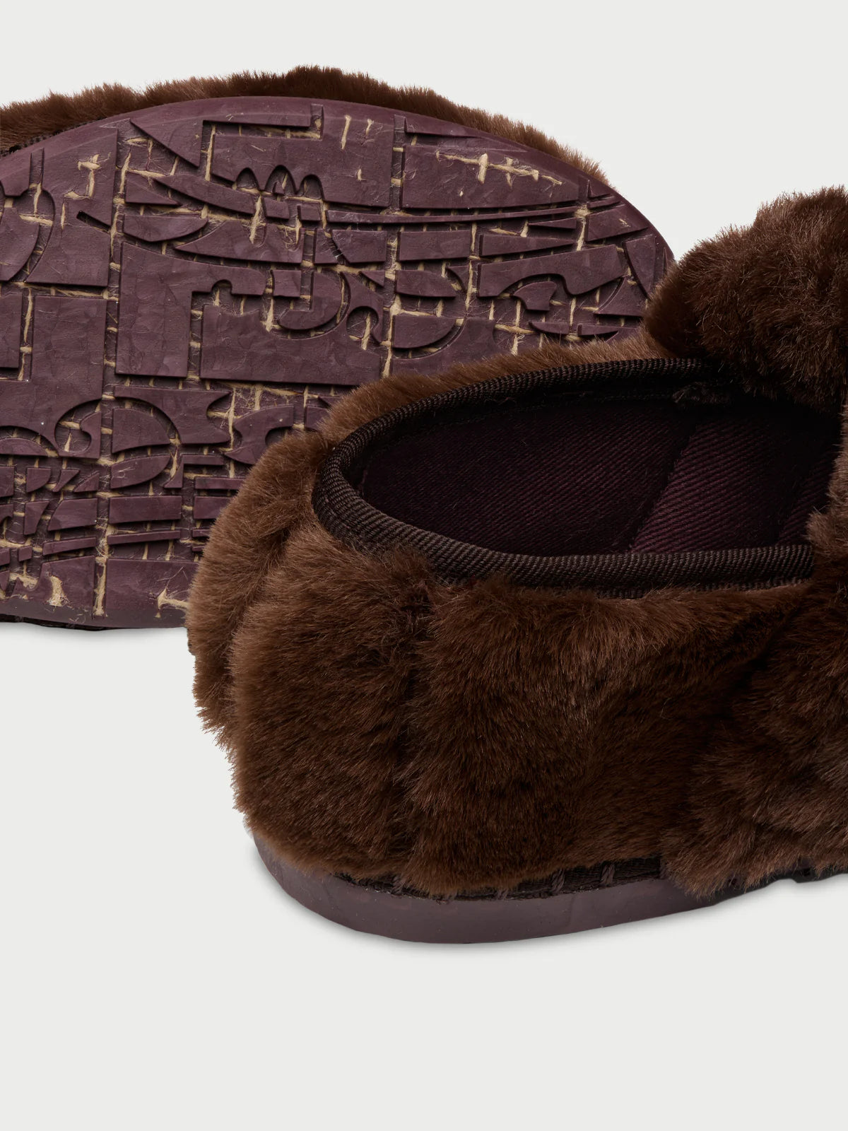 Mafalda Fur Brown Espadrilles