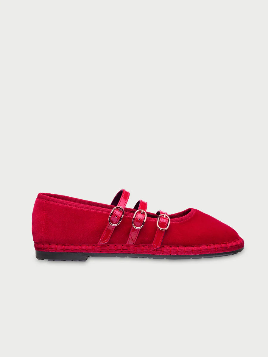Mina Red Espadrilles