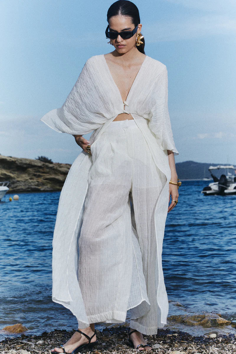 Organza Maxi Top