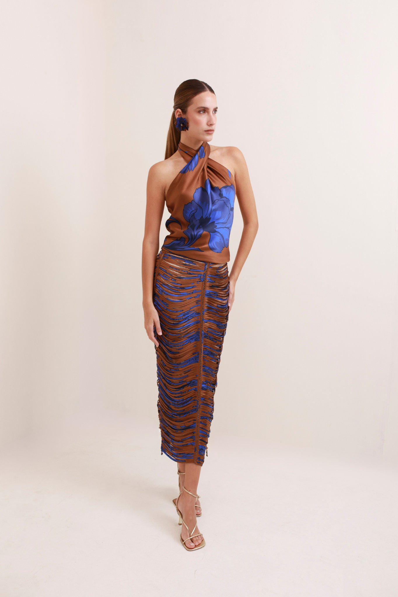 Danielle Printed Print Skirt