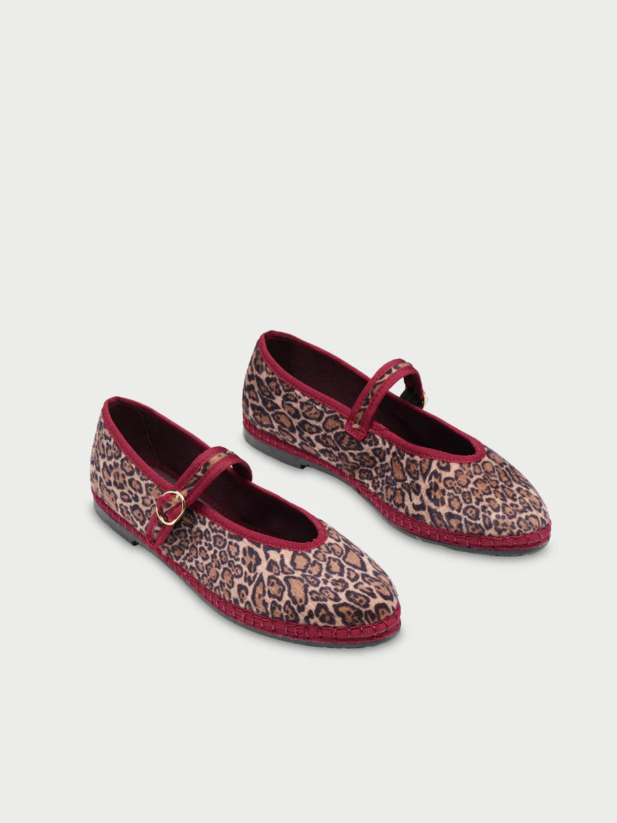 Pierre Leopard Garnet Espadrilles