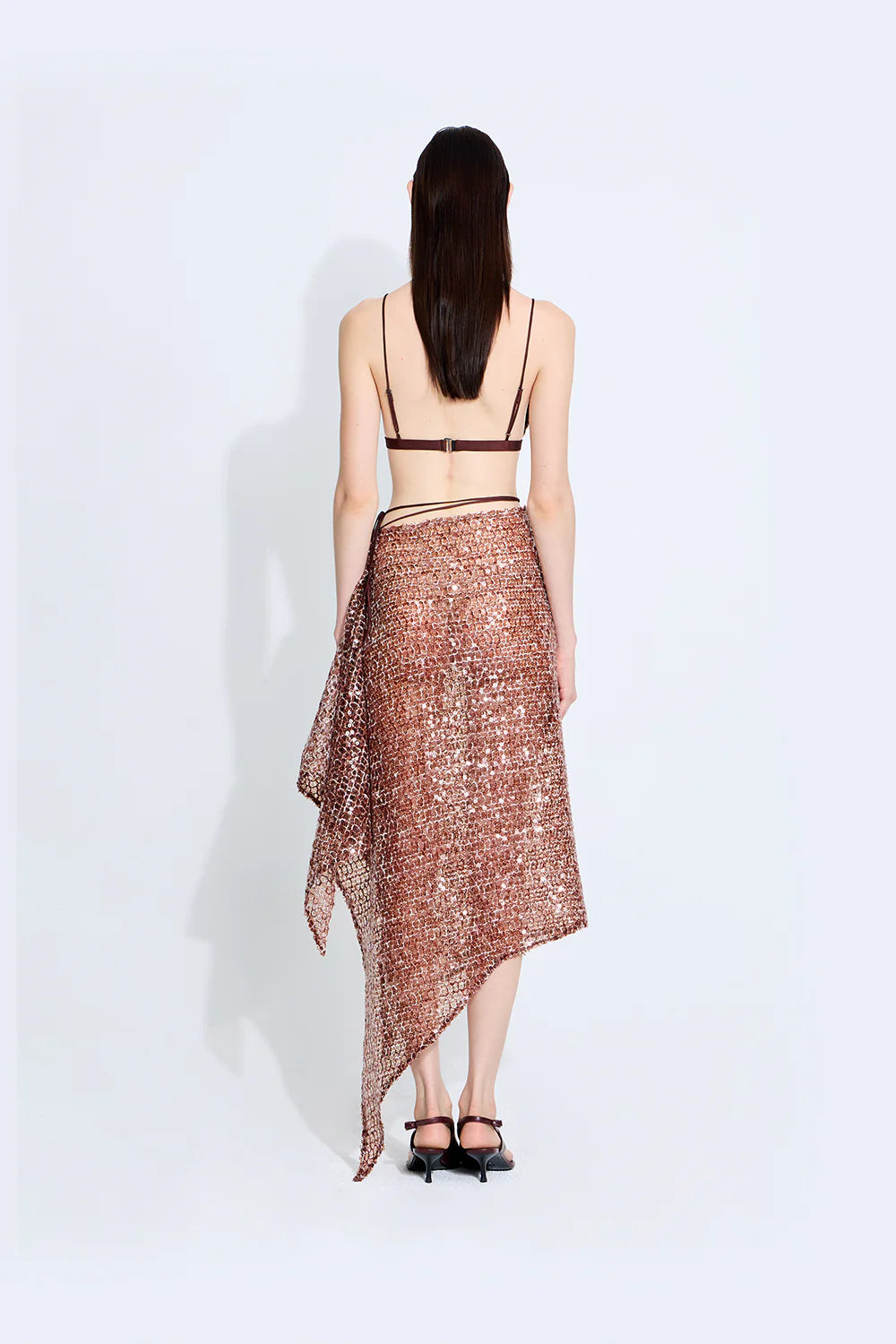 Sammy Crochet Sequin Skirt