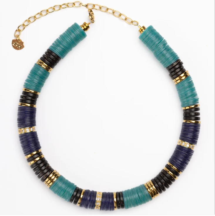 Jaipur Cyan Blue Brown Coco