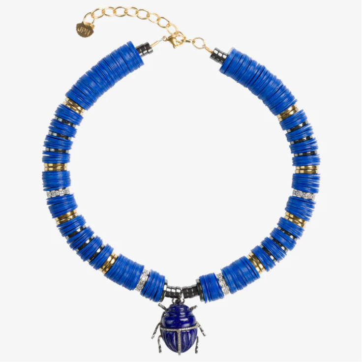 Puka Madre Scarab Blu