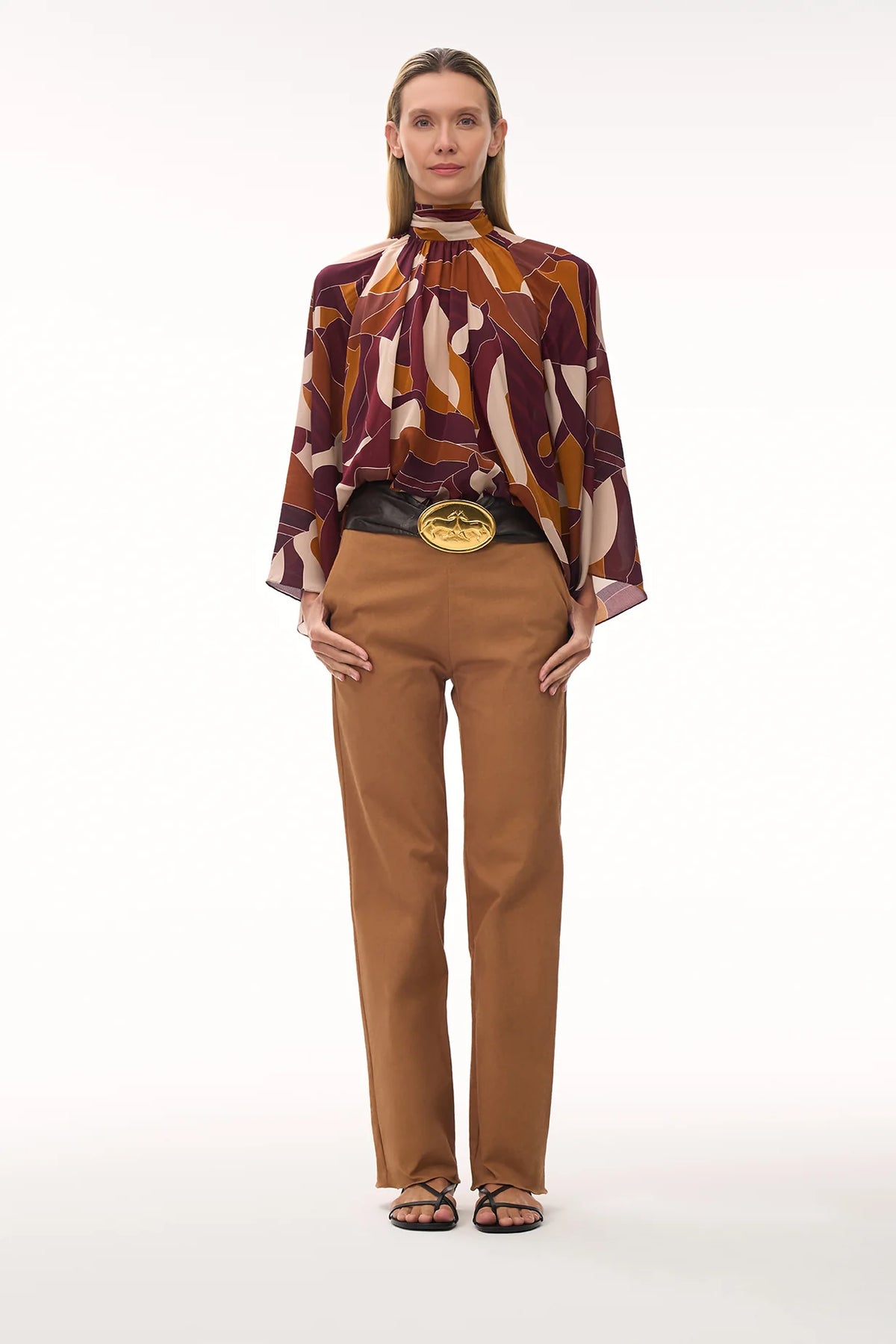 Boho Crepe Chine Blouse