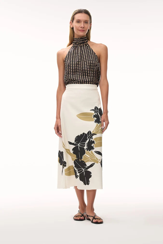 El Carmen Cotton Midi Skirt