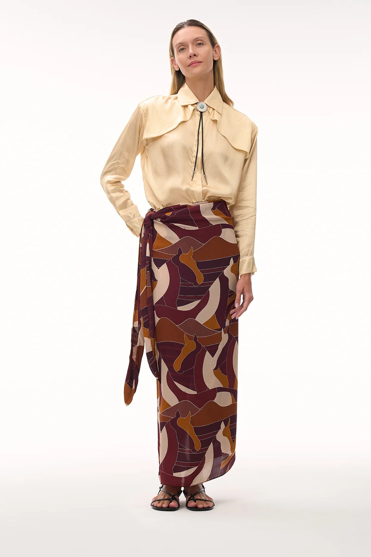 Andalucia Satin Silk Shirt