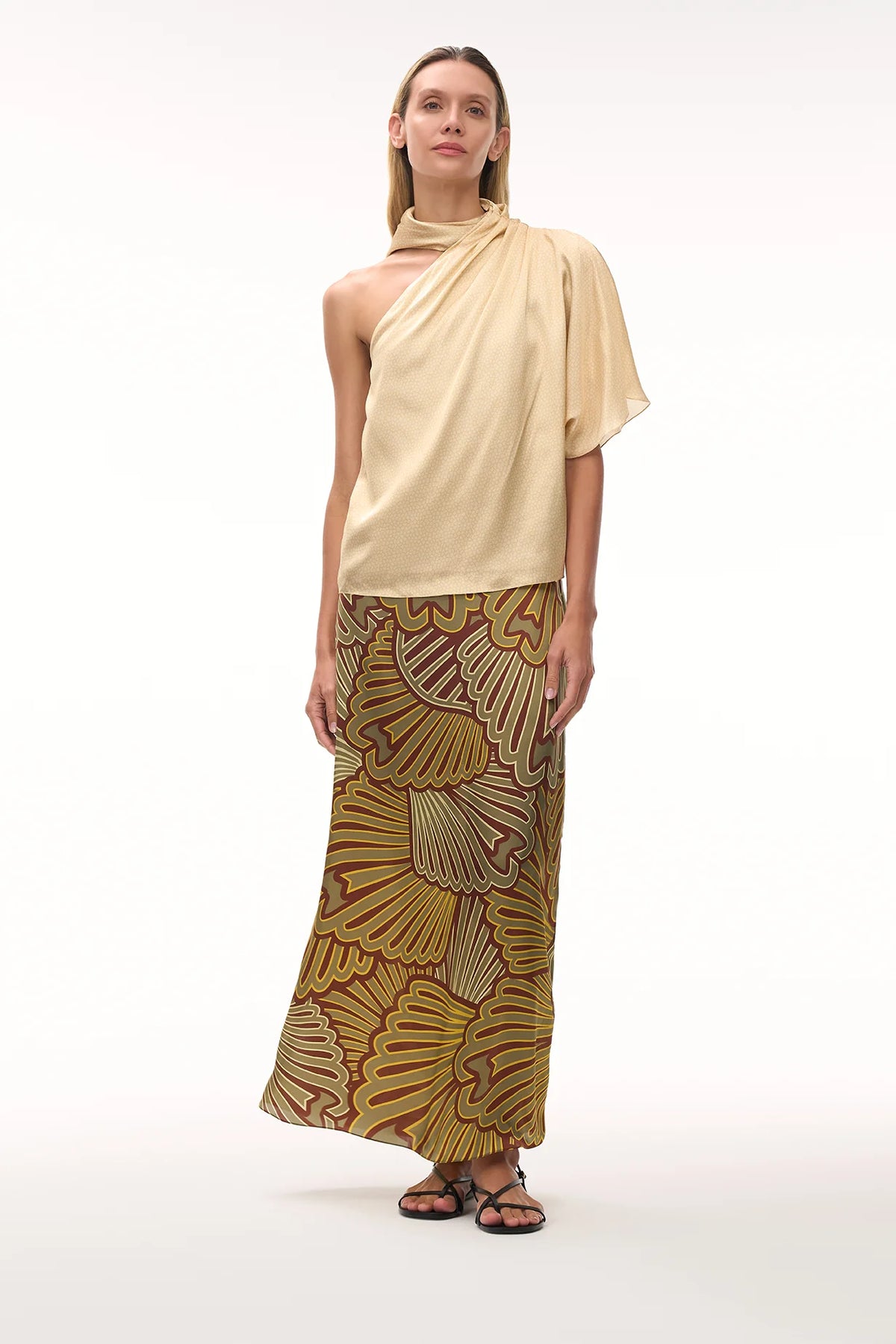 Chiminango Satin Silk Blouse