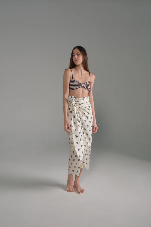 Mapara Martellato Silk Skirt