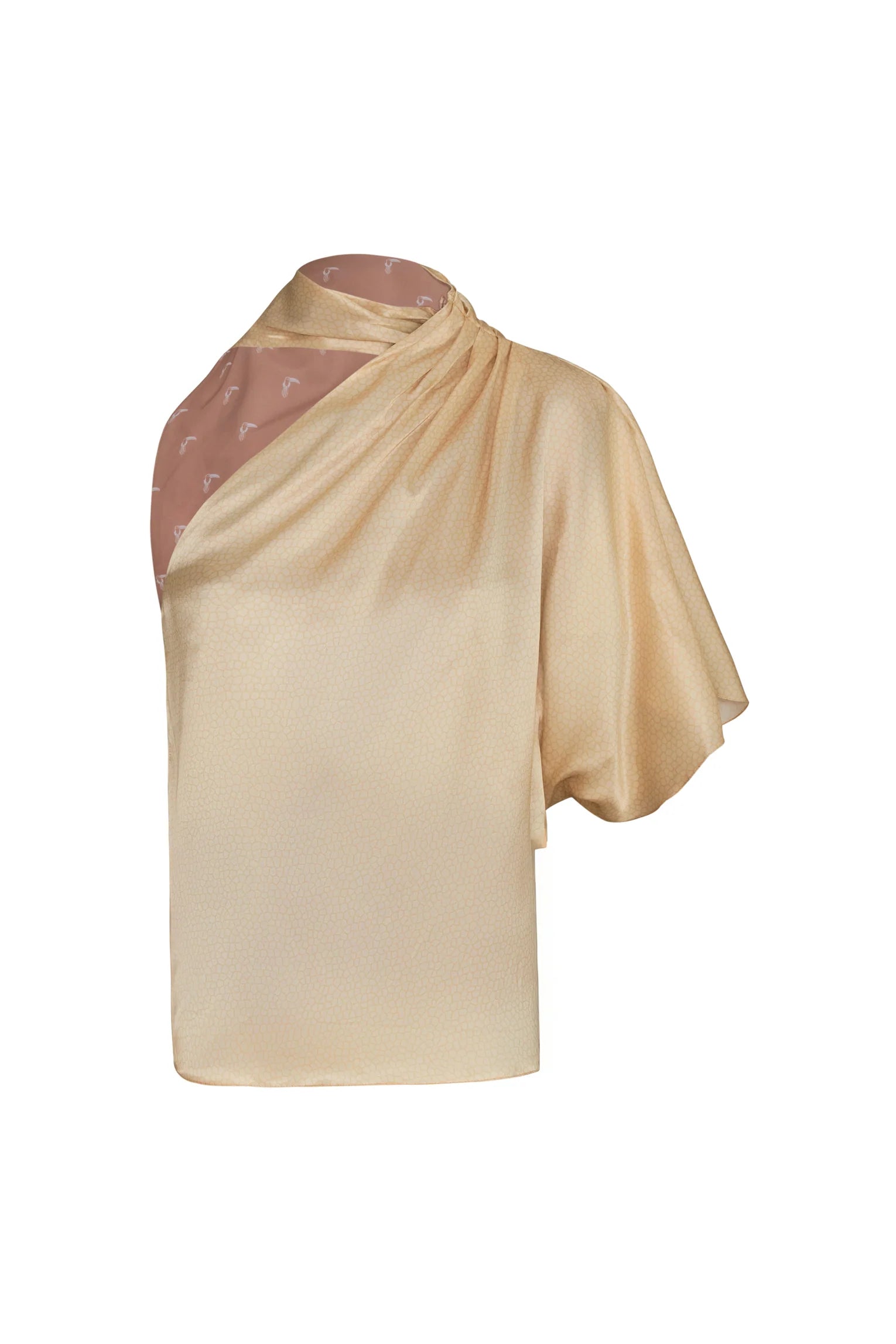 Chiminango Satin Silk Blouse