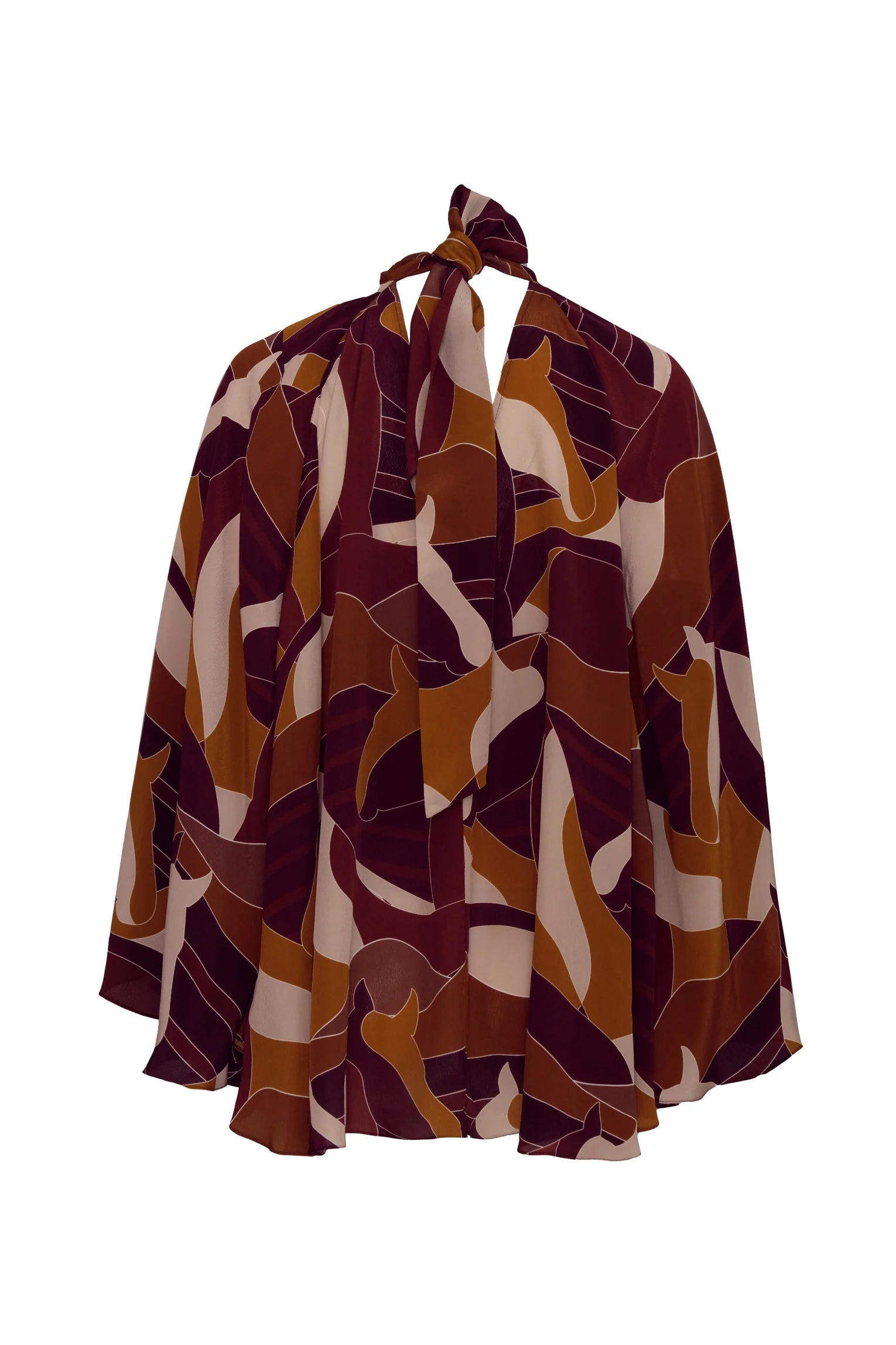Boho Crepe Chine Blouse