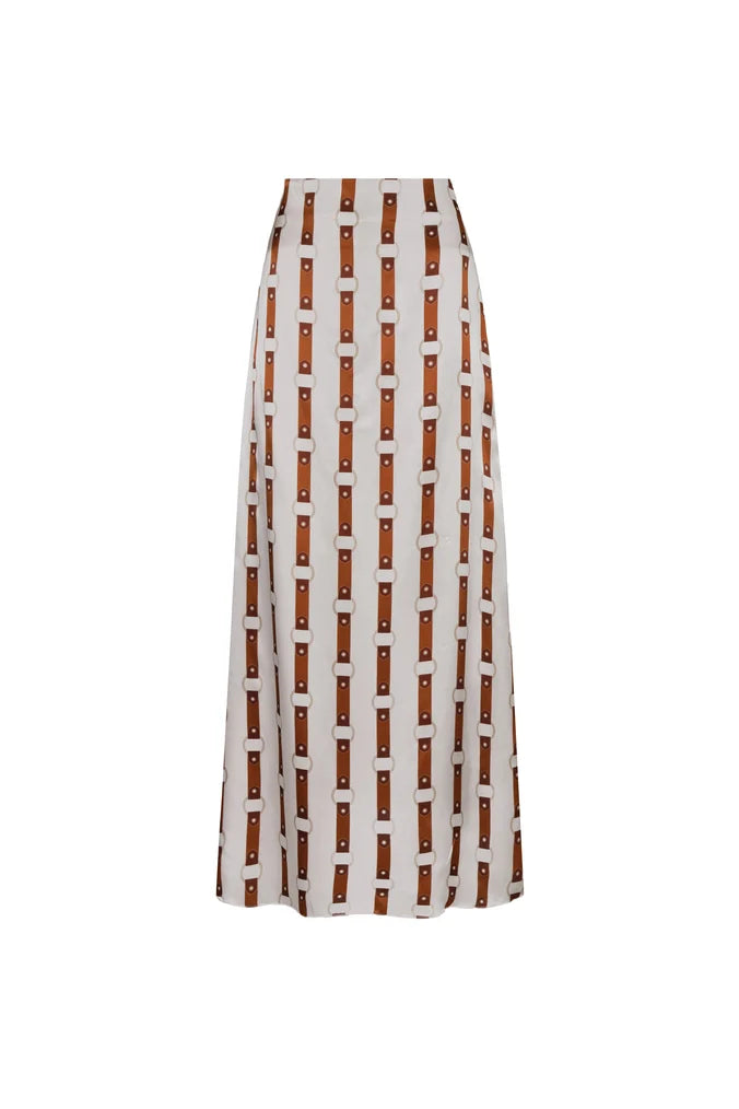 Carlota Satin Silk Maxi Skirt