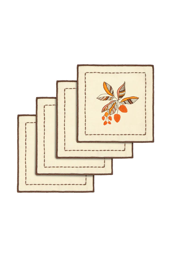 Chontaduros Cocktail Napkins - Set of 4
