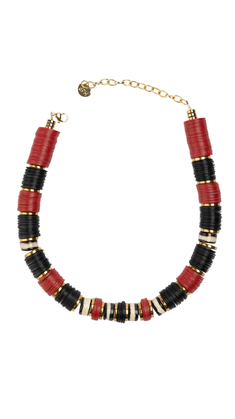 Jaipur Nero/Rosso Wood