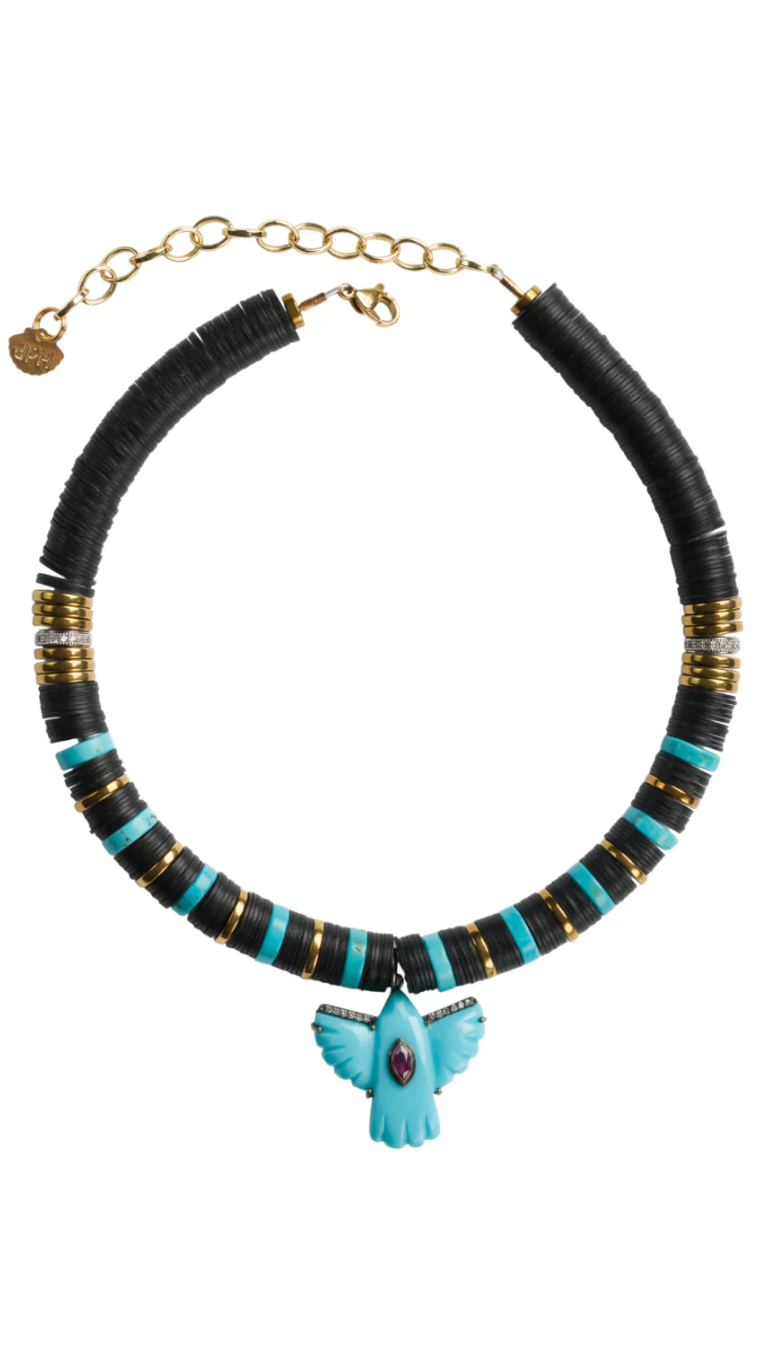 Puka Madre Turquoise Uccello
