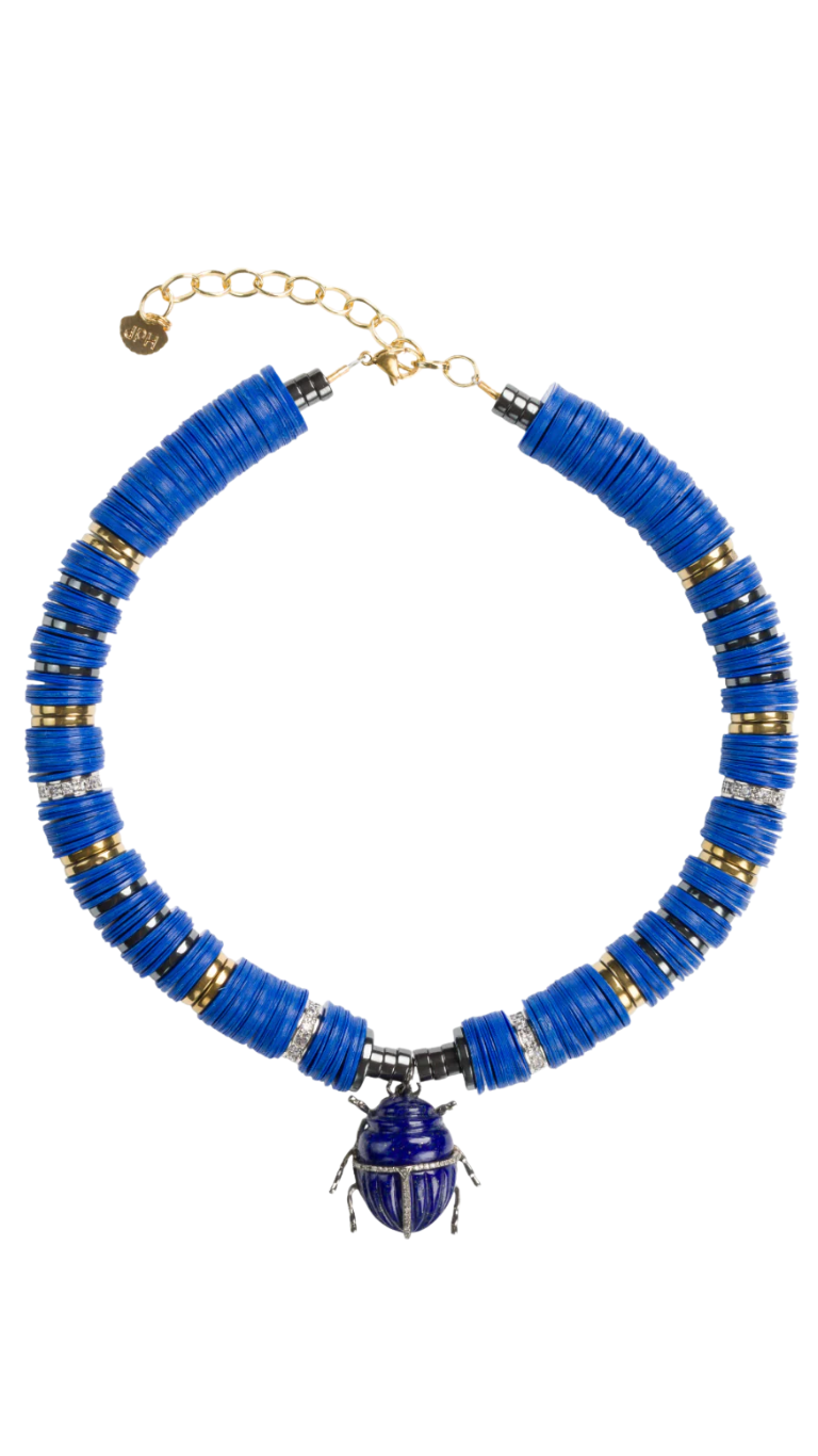 Puka Madre Scarab Blu
