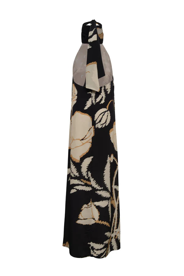 Costa Pacifica Crepe Chine Dress